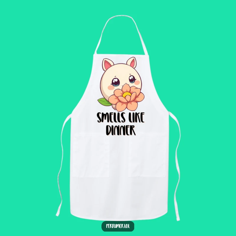 Funny Creature Flower Apron: Cook with Botanical Cheer
