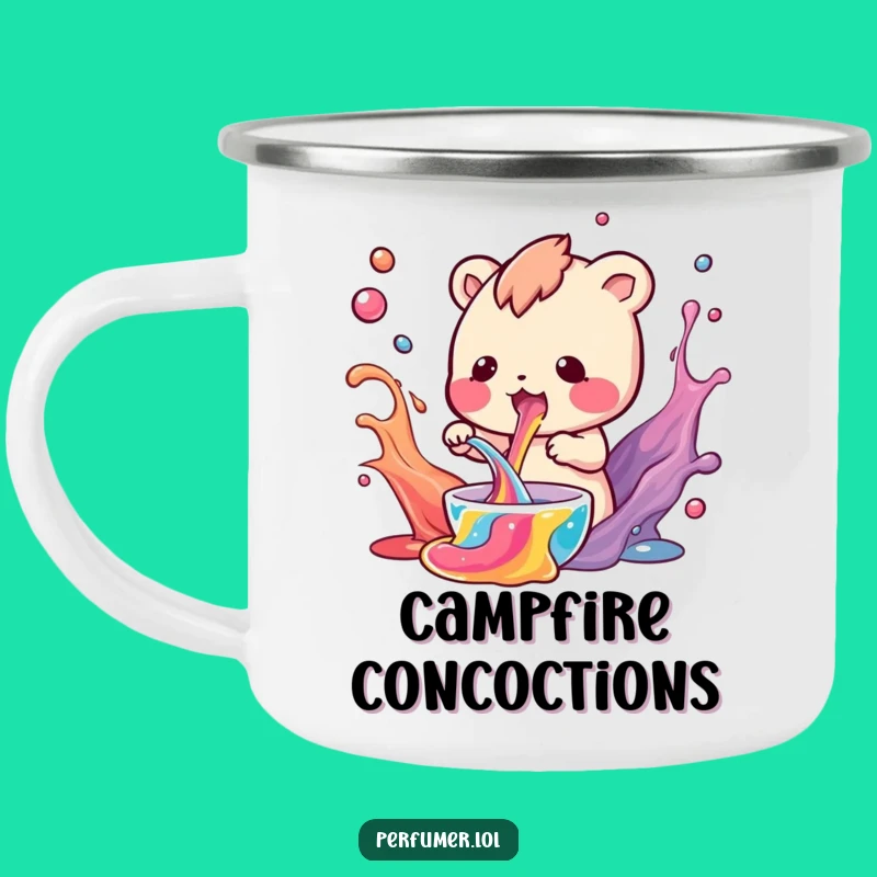 Durable Funny Mixing Creature Camping Mug for Adventurous Brews