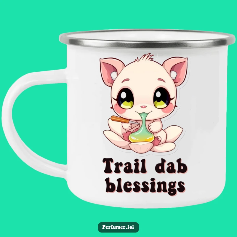 Durable Funny Creature Camping Mug for Artistic Adventures