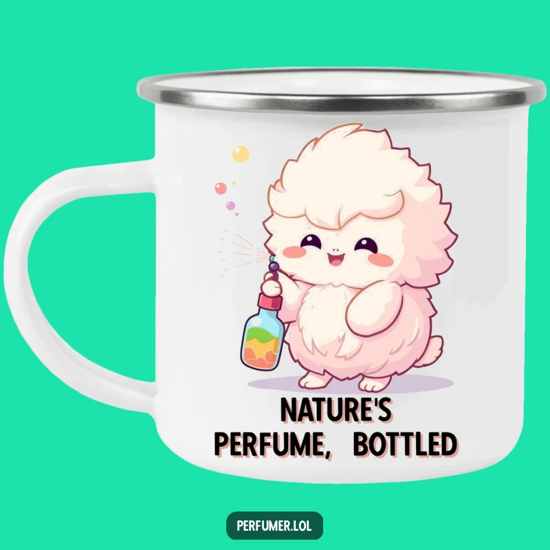 Durable Funny Fluffy Creature Camping Mug for Outdoor Adventures