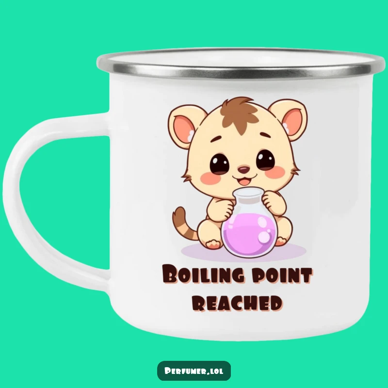 Durable Funny Happy Creature Camping Mug for Outdoor Labs