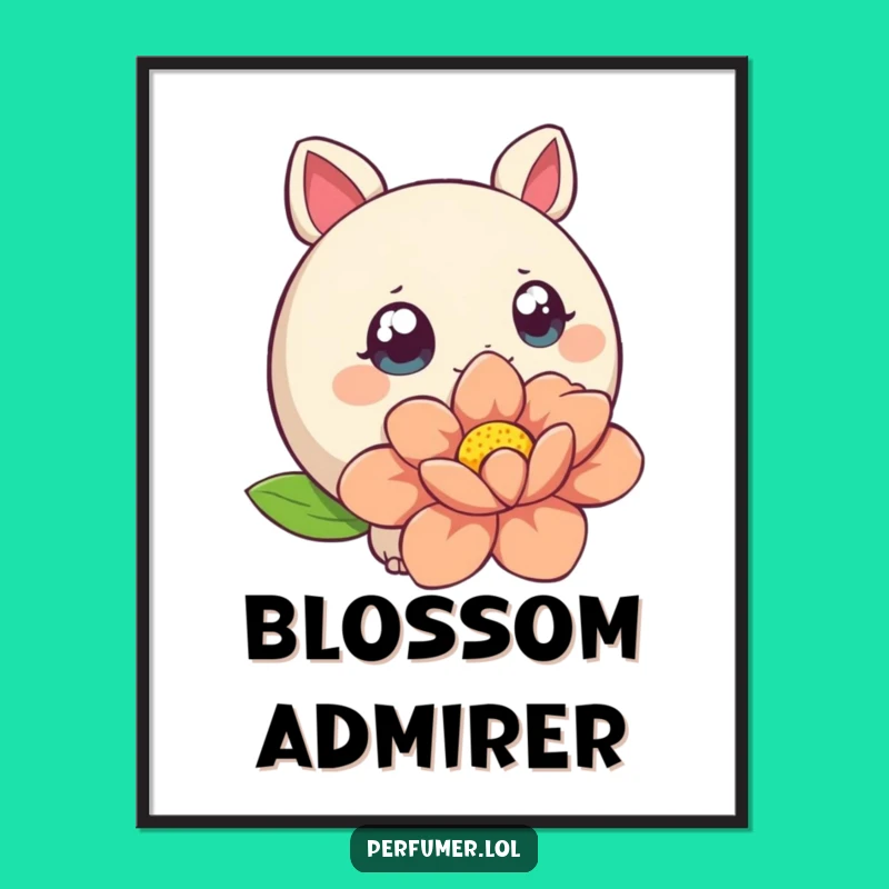 Instant Funny Creature Flower Art Print: Bring Nature Home