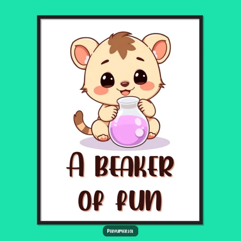 Instant Funny Happy Creature Art Print: Bring Discovery Home