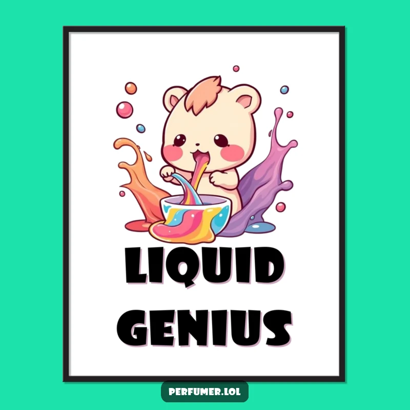 Instant Funny Mixing Creature Art Print: Bring Science Home