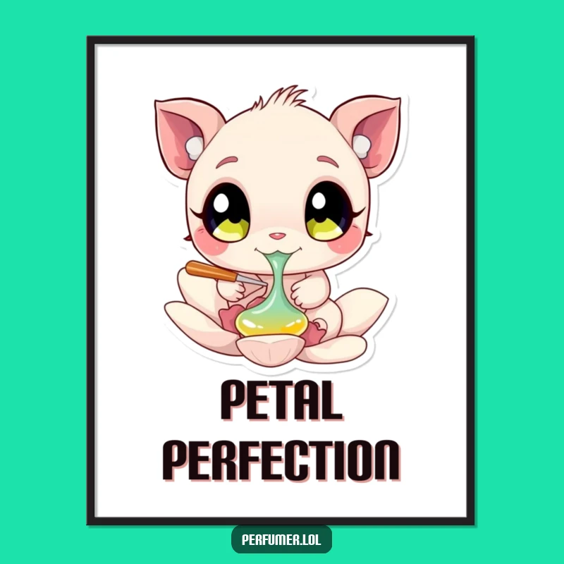 Instant Funny Creature Petal Art Print: Bring Art Home